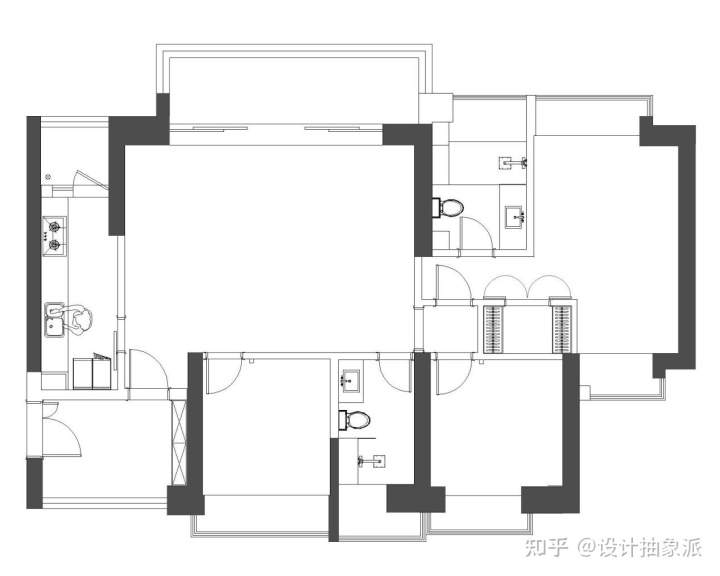 現(xiàn)代簡約裝修案例，單純、簡潔的生活方式