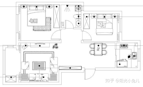 三室兩廳裝修樣板間！92平現(xiàn)代輕奢風(fēng)格，清新雅致彰顯品質(zhì)生活