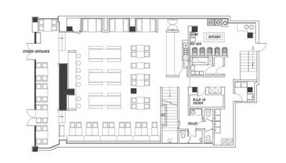 熟食店裝修效果圖_自助餐廳裝修效果工業(yè)風圖_窗簾店裝修效果